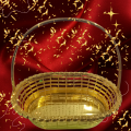 Rasam Tray/baskety For Nikkah,Rasam Sweets Tray.,Wedding Tray,Golden Tray/Golden Holder Tray Curtley Serving Trays for/ Wedding Dinning/Nikkah Tray Wedding Tray/Flower Tray basket/Mithai sweets, candy Gajra tray. 