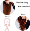 Heatless Hair Curling Rod Headband Set – No Heat Hair Curler for Soft Natural Waves & Curls | Overnight Silk Curling Ribbon Styling Tool for Long & Medium Hair. 