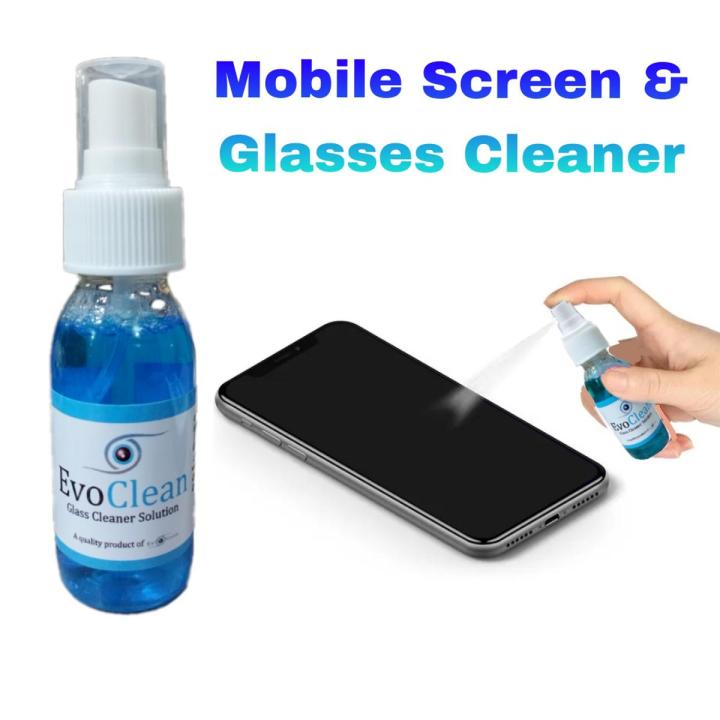 Mobile Screen and Glasses Cleaner Spray Solution - High Quality Spray (60 ml) | Pocket Friendly