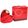 50ml Mutual Love Perfume Heart shape Perfume For Women with Attractive Red Color , Long Lasting and Nice Smell. 