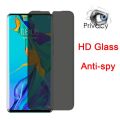 HiStrawberry Anti-spy Protective Tempered Glass for Huawei P20 P40 Lite E 5G P30 Pro Privacy Screen Protector for Huawei P10 Plus films glass. 