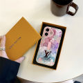 Fashion luxury LV butterfly with stand, easy to carry Case for IPhone16 Pro max 15 Pro14 13 12 11 XS max XR X girl style 8 plus 7plus soft cover. 
