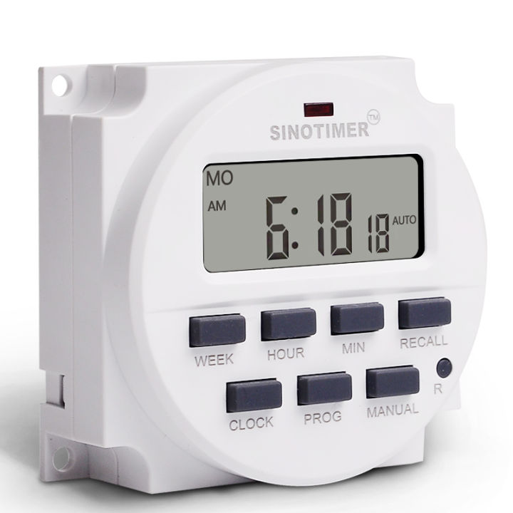 Sinotimer Brand Digital Weekly Timer 7 Days Programmable Time Switch ...