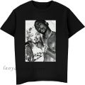 Marilyn Monroe 2Pac Tupac Shakur Men T Shirt Harajuku Hip-hop Streetwear Uni Summer Fashion Graphic Najrts Retro Shur Tees. 