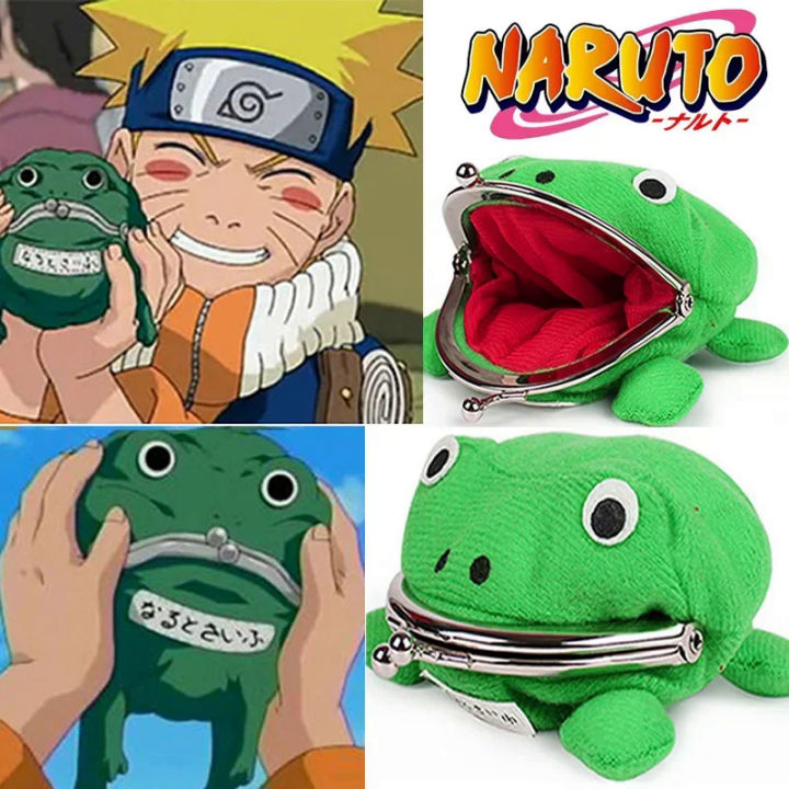 Anime Naruto Frog Wallet Uzumaki NARUTO Coin Purses Plus Manga Cosplay Accessories Kawaii Mini Purse Bag Kidsthday to Gift
