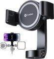 Andobil Magstick iPhone Tripod Mount, Auto Clamping Magnetic Tripod Holder 360 Rotation,1/4" Screw Hole Tripod Adapter with MagSafe. 