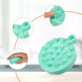Soft Silicone Hair Scalp Massager, Hair Scrubber, Hair Brush, Shampoo Brush, Hair Washing Brush, Scalp Exfoliator For Dandruff Removal And Control Hair Brush Comb, Head Scrubber, calp Scrubber. 