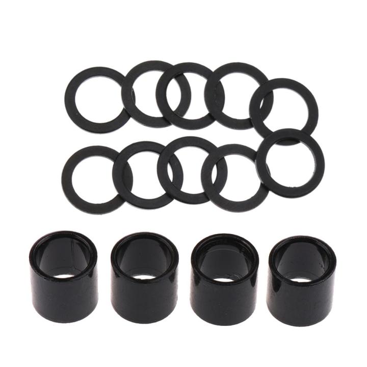 Skateboard Hardware Set 10pcs Truck Speed Washers + 4pcs Bearing Spacers for Longboard Scooter Cruiser