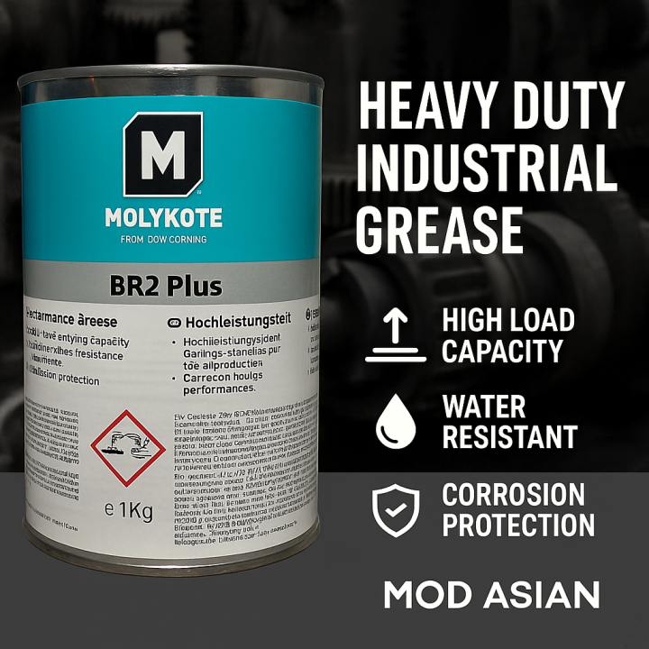 Molykote BR2 Plus | High-Performance Industrial Grease | 1 KG | Heavy Load & Extreme Conditions | Original Dow Corning