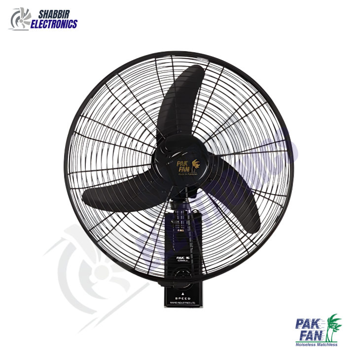 Pak Fans Wall Mounted Bracket Fan - Deluxe Industrial Model 18" - Copper Winding