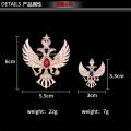Russian double-headed eagle badge domineering animal crown eagle brooch men's suit jacket pin alisell foreign trade chest. 