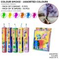 Color Smoke Bombs for Photography, Gender Reveal, Parties & Events | Multicolor Smoke Sticks for Outdoor Use – Pack of 5. 