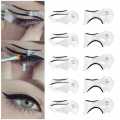 6 Pcs Stencils For Perfect Cat Eye Liner & Smokey Eyes. 