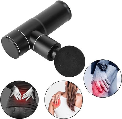 Blue Idea Chargeable Mini Massage Gun – Deep Tissue Muscle Massager for Full Body Relaxation  Portable Massage Gun Pro