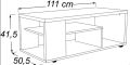 Centre Table, Coffee Table 116 x 51.5 x 34 cm. 
