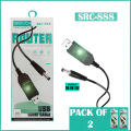 Pack Of 2 SRC-888 High Quality USB Boost Router Cable. 