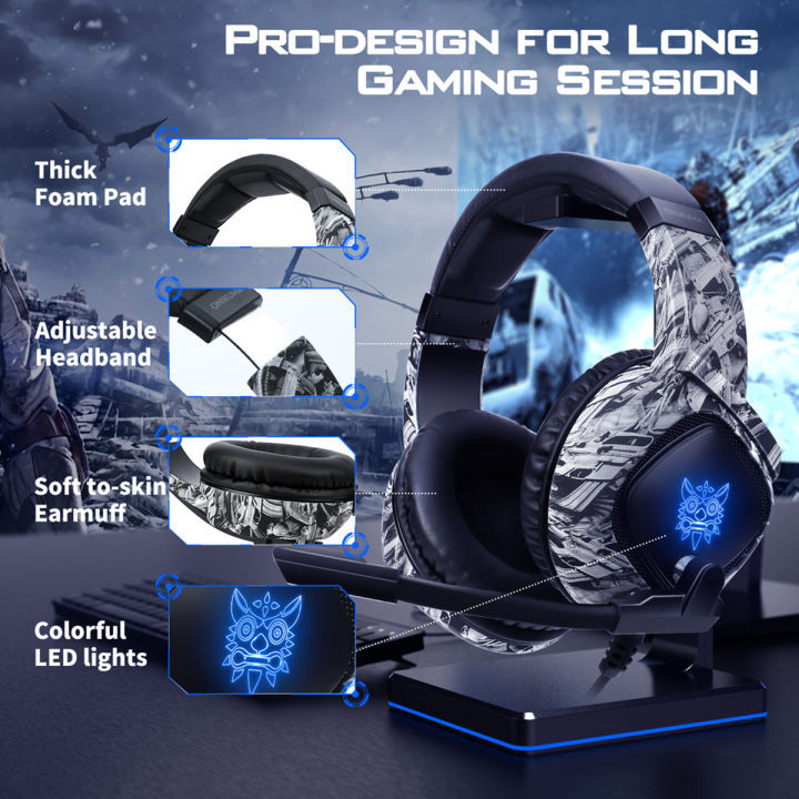 ONIKUMA%20K19%20RGB%20Gaming%20Headset%20Stereo%20Sound%20Noise%20Canceling,%20Soft%20Breathing%20Earmuffs,%20for%20PS4,%20PC,%20Xbox,%20-%20Black%20-%20Image%204