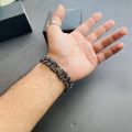 Luxury Shinny Black Hand Chain Bracelet for Boys & Men. 