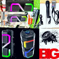Imported Bluetooth speaker With powerful Bass Echo Free Mic and Remote Big size bluetooth speaker wireless speaker Dj speaker. 