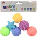 Corona Balls Pack Of 6 Baby Bath Toys - Multi Colors. 