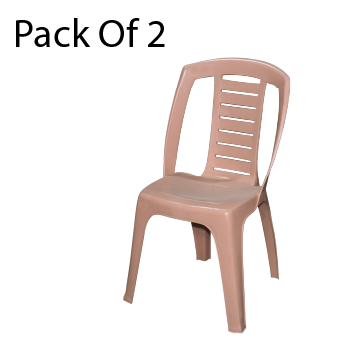 Wello by Boss W-610 (Pack of 2) Full Plastic Pearl without arm chair