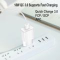 【NEW】USB Charger QC 3.0 Fast Phone Adapter For OPPO A52 A53 A73 Reno 2 Z 3 4 5 Realme X 2 3 5 6 7 X50 Pro USB Type-c Charging Cable. 