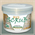 Rice Face Scrub Suitable for All Types Skin suitable for both Men & Women | Organic Rice Scrubs Deep Hydration. 