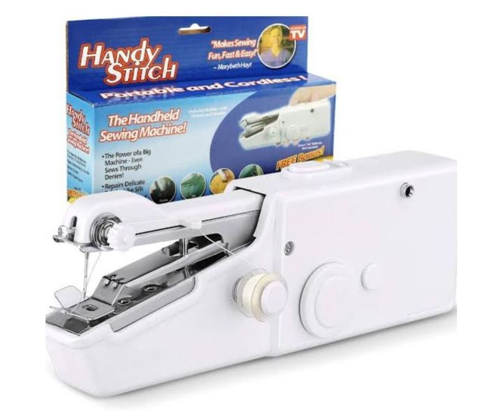 New SwiftStitch Mini Sewing Mate QuickStitch Portable Craftmaster HandyThread Express Stitcher EZSew Compact Sewing Companion StitchSwift Portable Handheld Seamster SewEase Mini Craft Stitcher QuickSew HandyCraft Machine