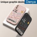 dienya For Huawei P20 Pro Case Fashion Cool Words Thin New Design Leather Soft Back Cover Camera Protection Cases Shockproof Casing. 