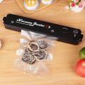 Vacuum Sealer Machine Dry Moist Mode, One-Touch Automatic Household Sealing Machine Fresh Food Preservation Starter Kit, Compact Design Storage Saver, Portable vacuum food sealer - Black.. 