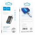 HOCO USB to Lightning Adapter, USB Female to iPhone Male OTG Adapter. 