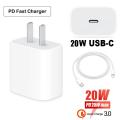 EZone 20W USB C Fast Charger Power Adapter Compatible with iPhone 8 to 14 Pro Max iPad and USB C Devices. 
