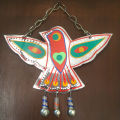 Truck Art Chamak Patti Steal Work Wall Or Door Hanging (Bird Shape). 
