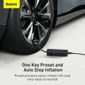 BASEUS Mini Car Air Pump Inflator, 150 PSI Air Compressor for Car with Digital Pressure Gauge, Tyre Inflator for Car, Bike, Motorcycle. 