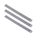 Stainless Steel Scale Ruler Measuring Tool 12 Inch 30cm 3pcs. 
