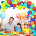 55 Balloon Garland Kit,Circus Balloon Arch Kit,Red Yellow and Blue,  Mix Balloons Multicolor Confetti Balloons and Balloons for  Birthday Wedding-Party Decoration. 