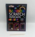SCRATCH Note Book Not Pad Scratch book with wooden stick scratch notepad size 26cmx19cm. 