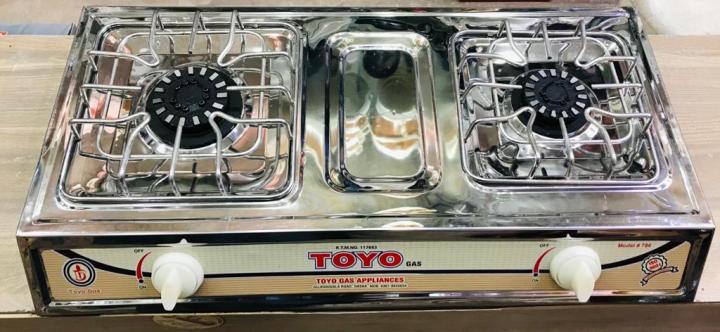 Gas Stove Full fine Glass shine Steel 2 Burner - 2 Burner Kitchen Gas Stove ( Silver) - Gas Stove-Chulha NG/LPG