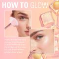 Makeup Revolution Beam Bright Highlighter Rose Lustre. 