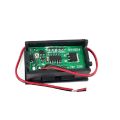 Digital DC Voltmeter 2 Wire 3-Digit LED Display Panel Volt Meter 5-120V. 