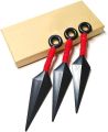 Avias Knife Supply Small Ninja 3 Piece Plastic Kunai Throwing Knife Toy (RD) s. 