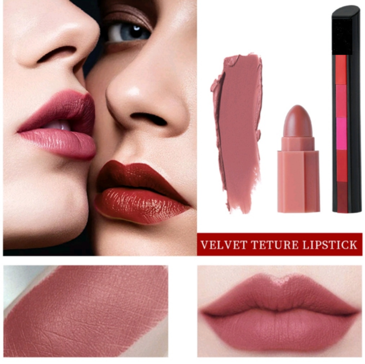 5%20In%201%20Matte%20Lipstick,%20Light%20&%20Dark%20Shade-%205%20steps%20Matte%20lipsticks%20-%20Image%202