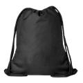 Black Drawstring Bags Durable Cinch Backpacks. 