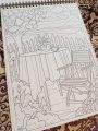 Coloring Book - Anxiety Relief - Adult Coloring Book -A4. 
