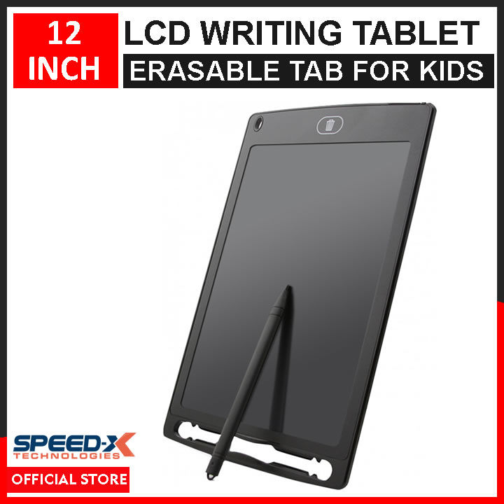 SpeedX LCD Writing Tablet 12 Inch " Erasable Tab Toy for Kids Students Drawing Sketching Tab