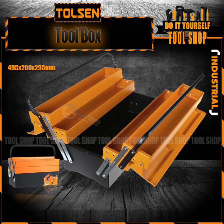 Tolsen%203%20Layer%20Heavy%20Duty%20Steel%20Tool%20Box%20(495x200x290mm)%20-%20Image%202