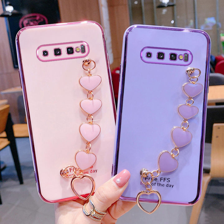 For%20Samsung%20Galaxy%20S10%20Plus%20Back%20Cover%20with%20Love%20Heart%20Chain%20Wrist%20Strap%20Fashion%20Bracelet%20Shiny%20Plating%20Bumper%20Protective%20Case%20Silicone%20Shockproof%20Mobile%20Phone%20Cases%20-%20Image%205