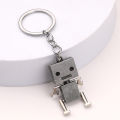 Creative Movable Robot Keychain Cartoon Pendant Keyring Bag Hanging Accessories Qoddess. 