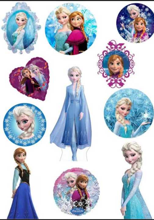 Frozen Sticker Notebook Frozen Theme Cartoon Stickers Pack For Laptop, Desk, Notebook and ...