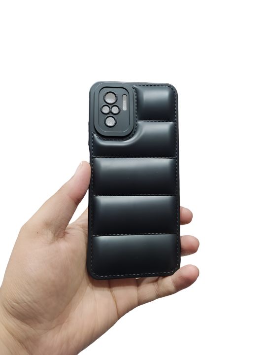 Redmi Note 10 / Note 10s / Note 10 4G Soft Puffer Case Down Jacket Baack Cover and Phone Case